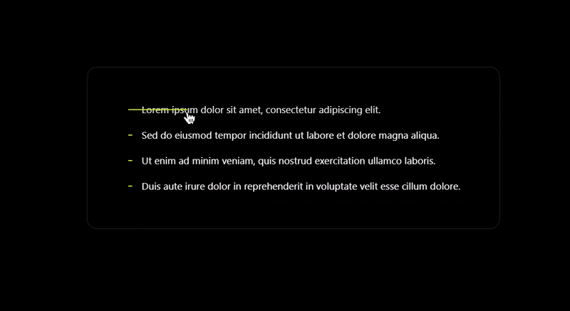 Checkbox interativo 2