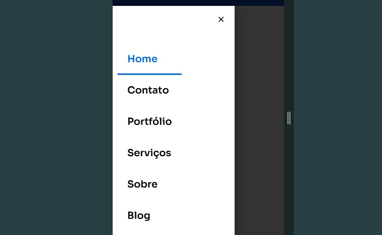 FECHAR POP-UP AO CLICAR COMO MENU